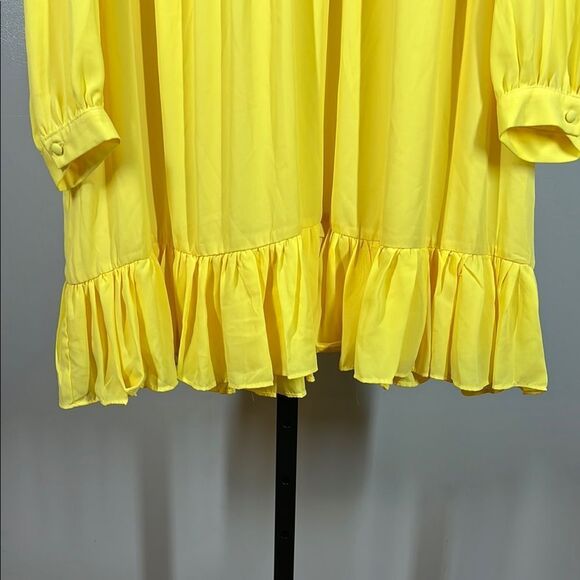 Vince Camuto Yellow Ruffled Dress - Picture 5 of 10